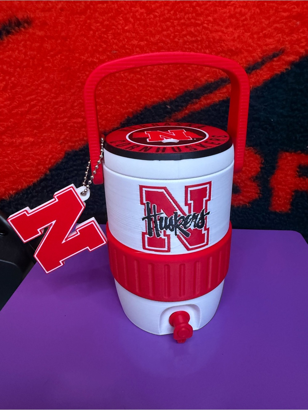 Custom Design - Nebraska Huskers Cooler Can Holder 12 oz by 3d print